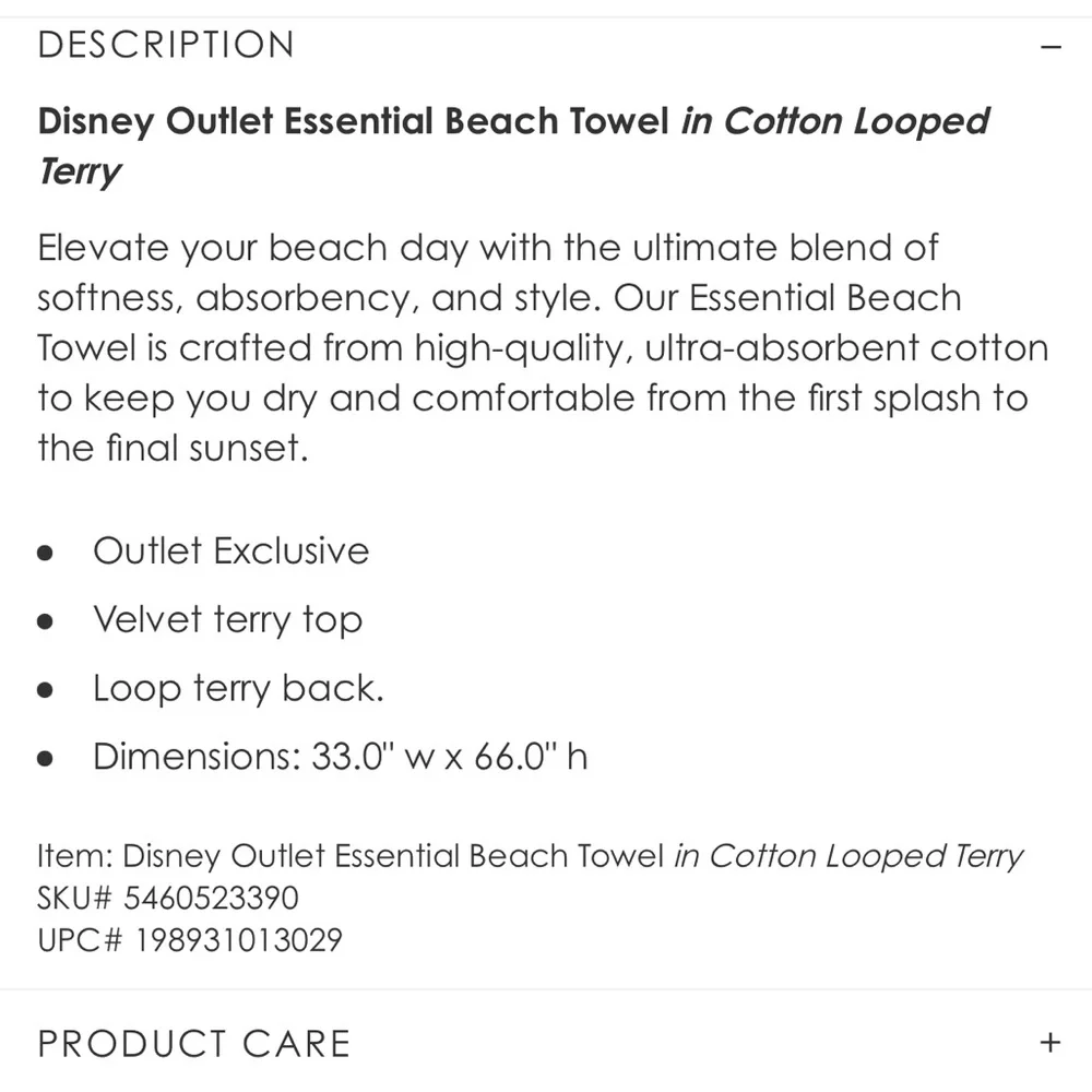Vera Bradley Disney Ariel’s Pink lagoon beach towel NIP